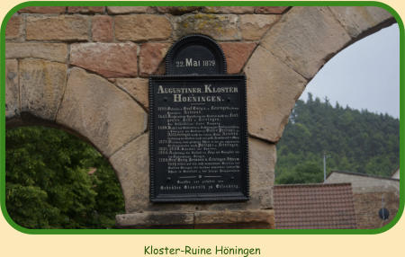 Kloster-Ruine Höningen