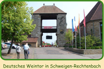 Deutsches Weintor in Schweigen-Rechtenbach